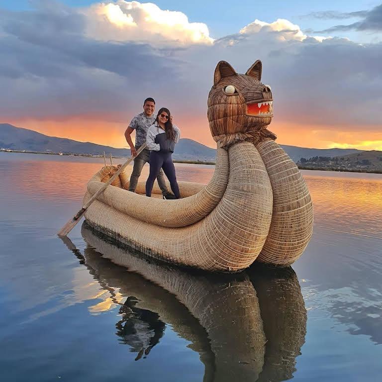 Uros Caminos Del Titicaca Peru Villa Puno Esterno foto