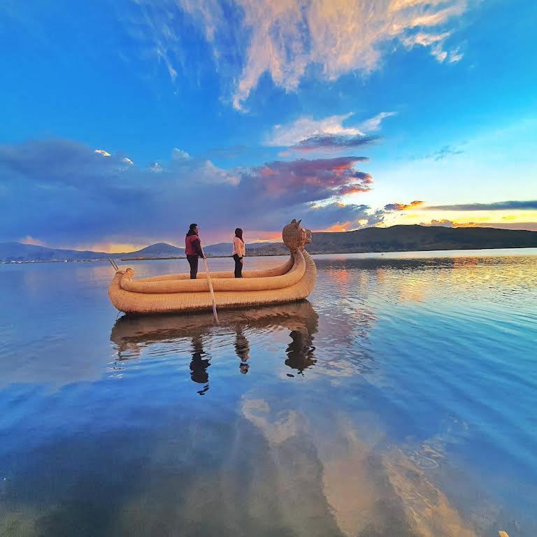 Uros Caminos Del Titicaca Peru Villa Puno Esterno foto