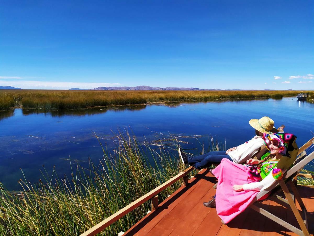 Uros Caminos Del Titicaca Peru Villa Puno Esterno foto